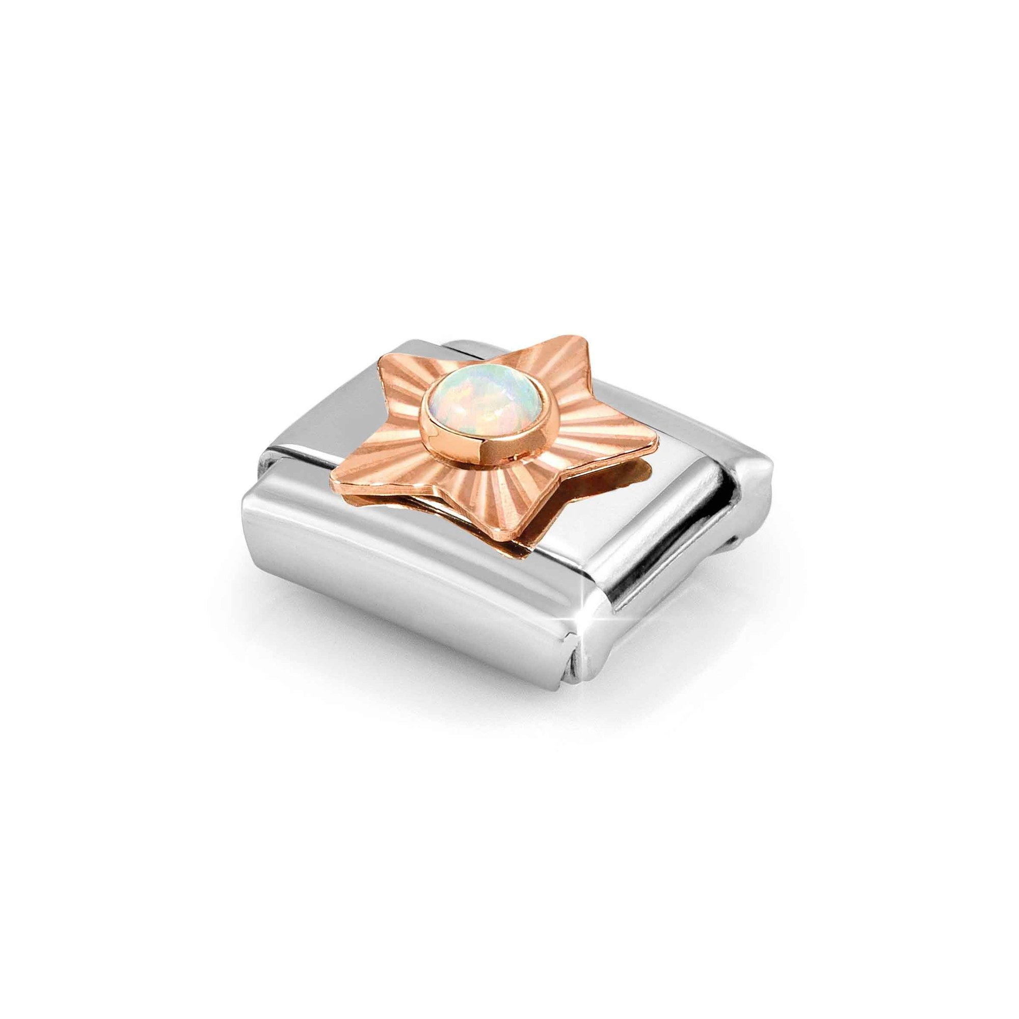 Nomination Classic Roségold charm - Stern - Opal – Ansicht 5