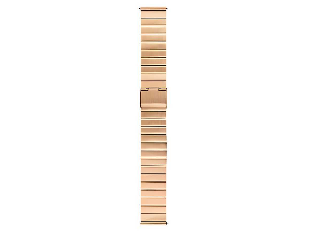Metallarmband von Mondaine FMM.22620.IPRG.M.K in Rosé vergoldet aus Edelstahl mit einer Breite von 20 mm, ideal als Ersatz für Mondaine Uhren.