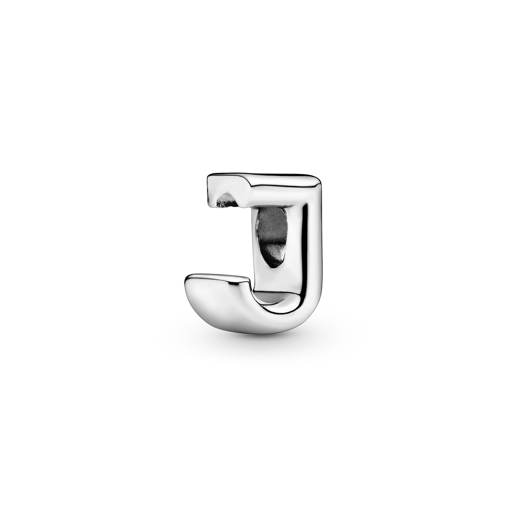 PANDORA Charm - Buchstabe J - Letter J - 925 Sterling Silber