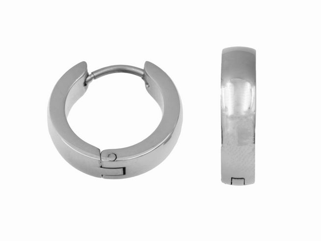 Edelstahl Creolen 1,6 cm poliert 15 mm von Juwelier Harnisch in ansprechendem Design, ideal für einen modernen und eleganten Look. Hochwertiges Material sorgt für Langlebigkeit.