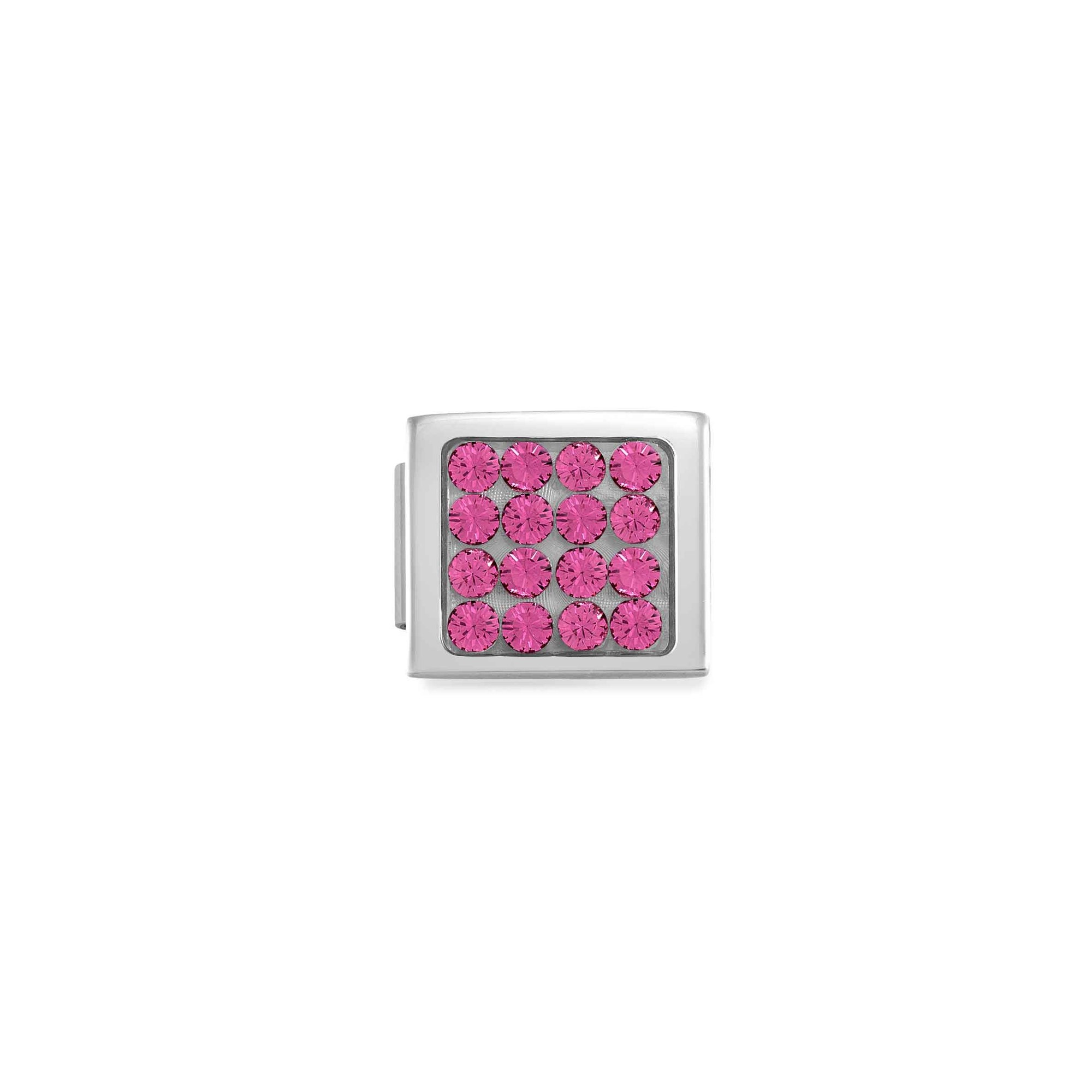 Nomination Classic GLAM Link Edelstahland - Pink Zirkonia