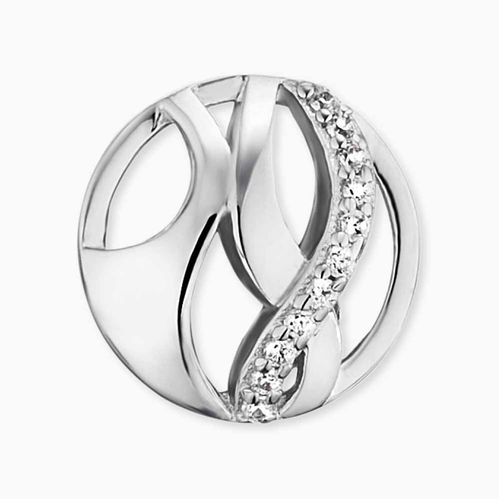 Engelsrufer PARADISE Ohrstecker mit Zirkonia - Silber rhodiniert 10 mm – Ansicht 3
