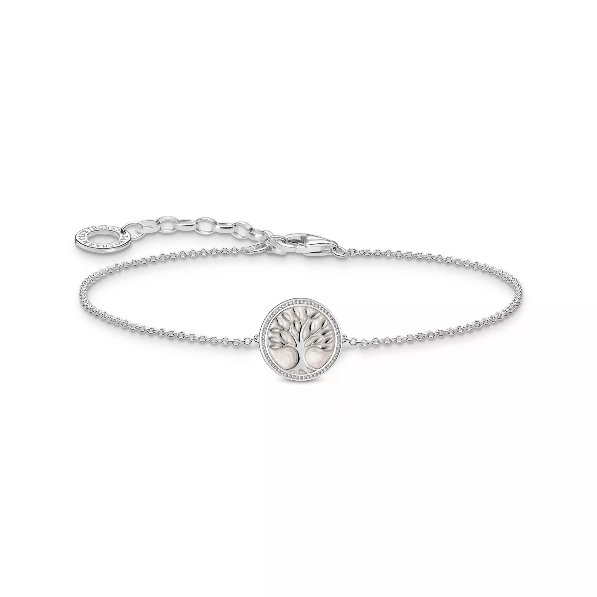 Thomas Sabo Essentials Armband - mit - tree of Love - Lebensbaum - Silber & Emaille - 16 bis 19 cm