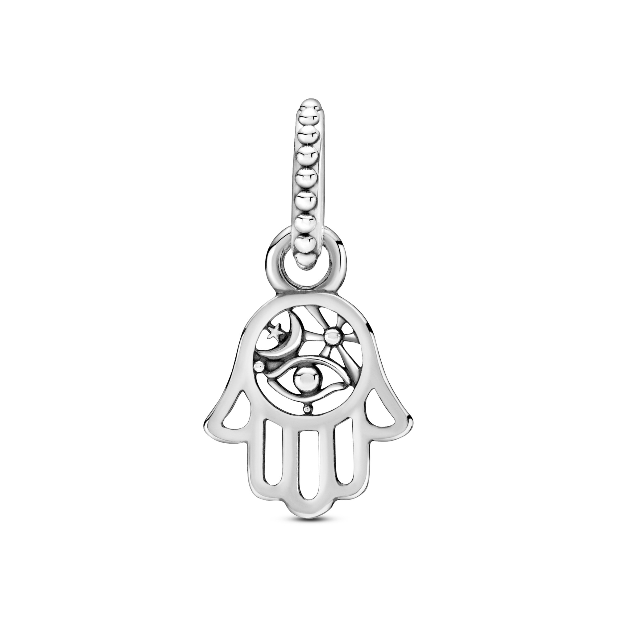 Pandora Passions - Charm - Schützende Hamsa Hand - Silber – Ansicht 4