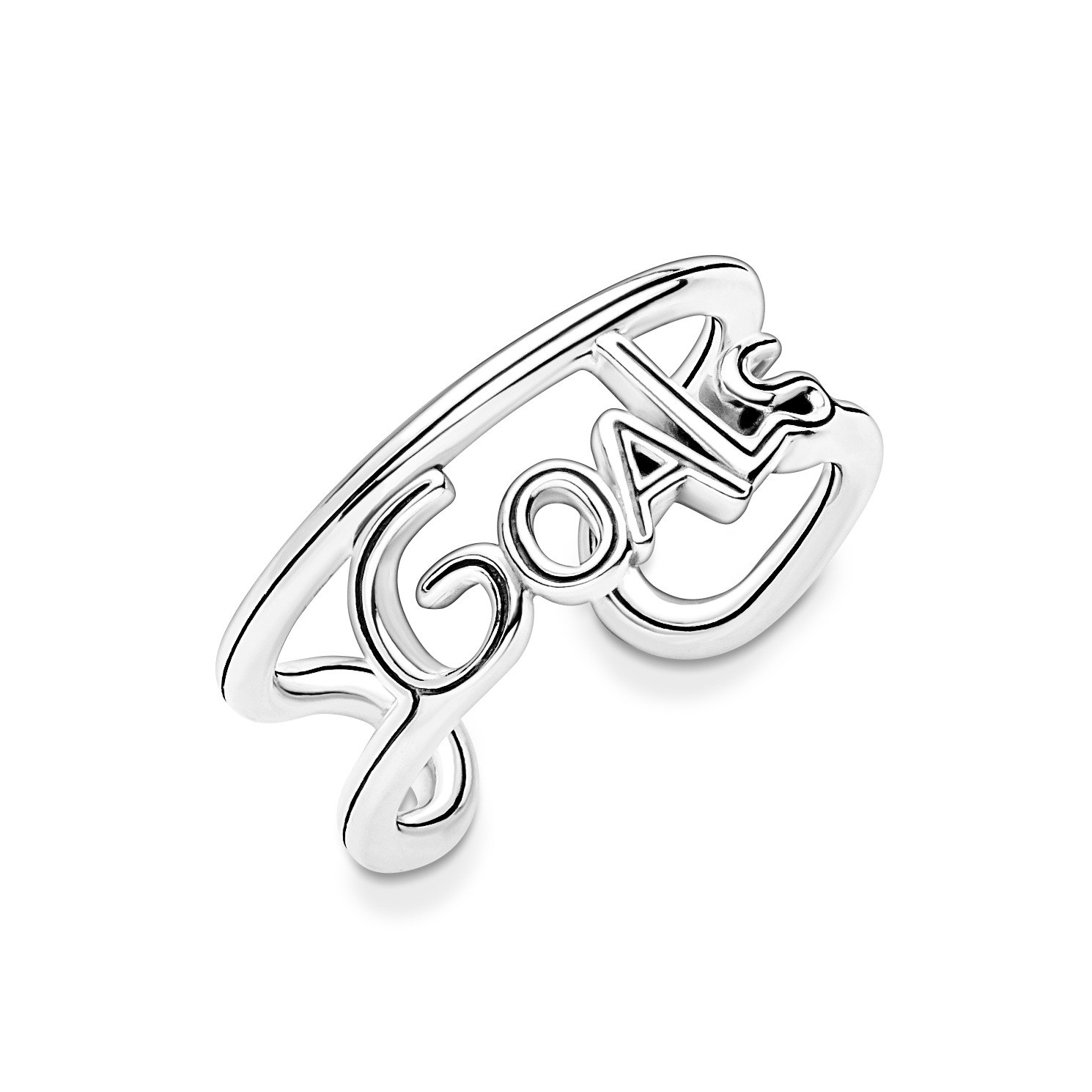 Pandora ME - Goal offener Ring - verstellbar - Sterling Silber Ansicht 4 – Ansicht 4