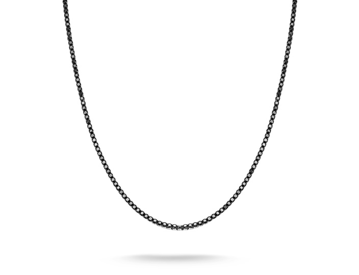 Thomas Sabo KE2303-643-11-L42V Sparkling Black Kette 38 - 42 cm - Silber geschw. & Zirkonia - Schwarz
