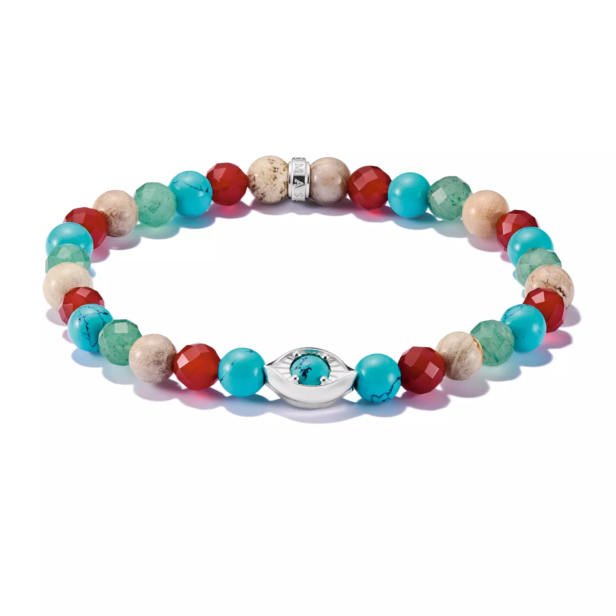 Thomas Sabo ELYNDRA Armband - 17 cm - Sterling Silber recy. & Achat & imit. Türkis – Ansicht 2