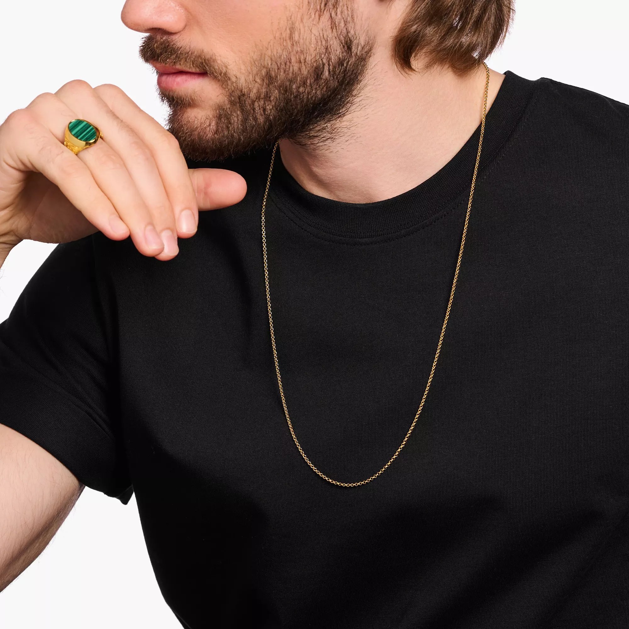 Thomas Sabo Erbskette - 90 cm - Silber vergoldet Gelbgold – Ansicht 5