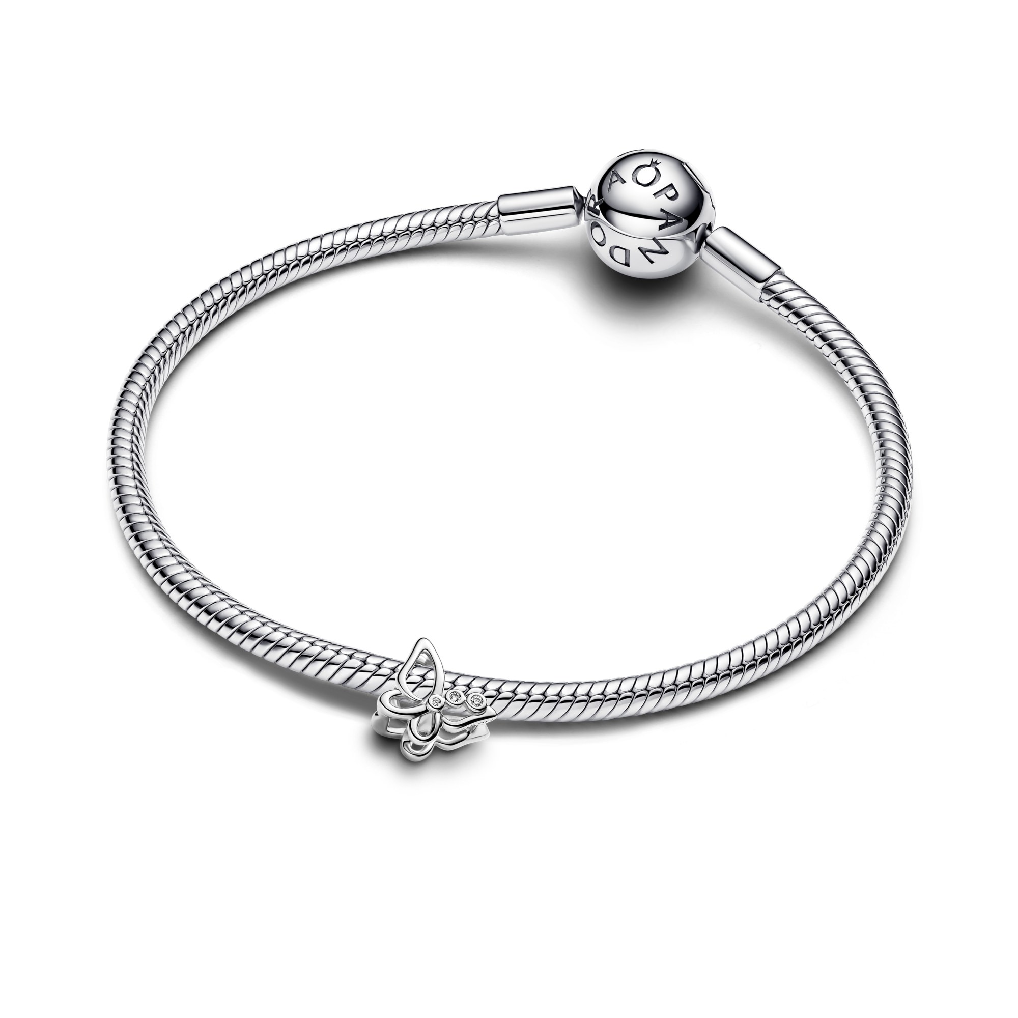 Pandora Schmetterling - Charm - Silber - Zirkonia – Ansicht 3