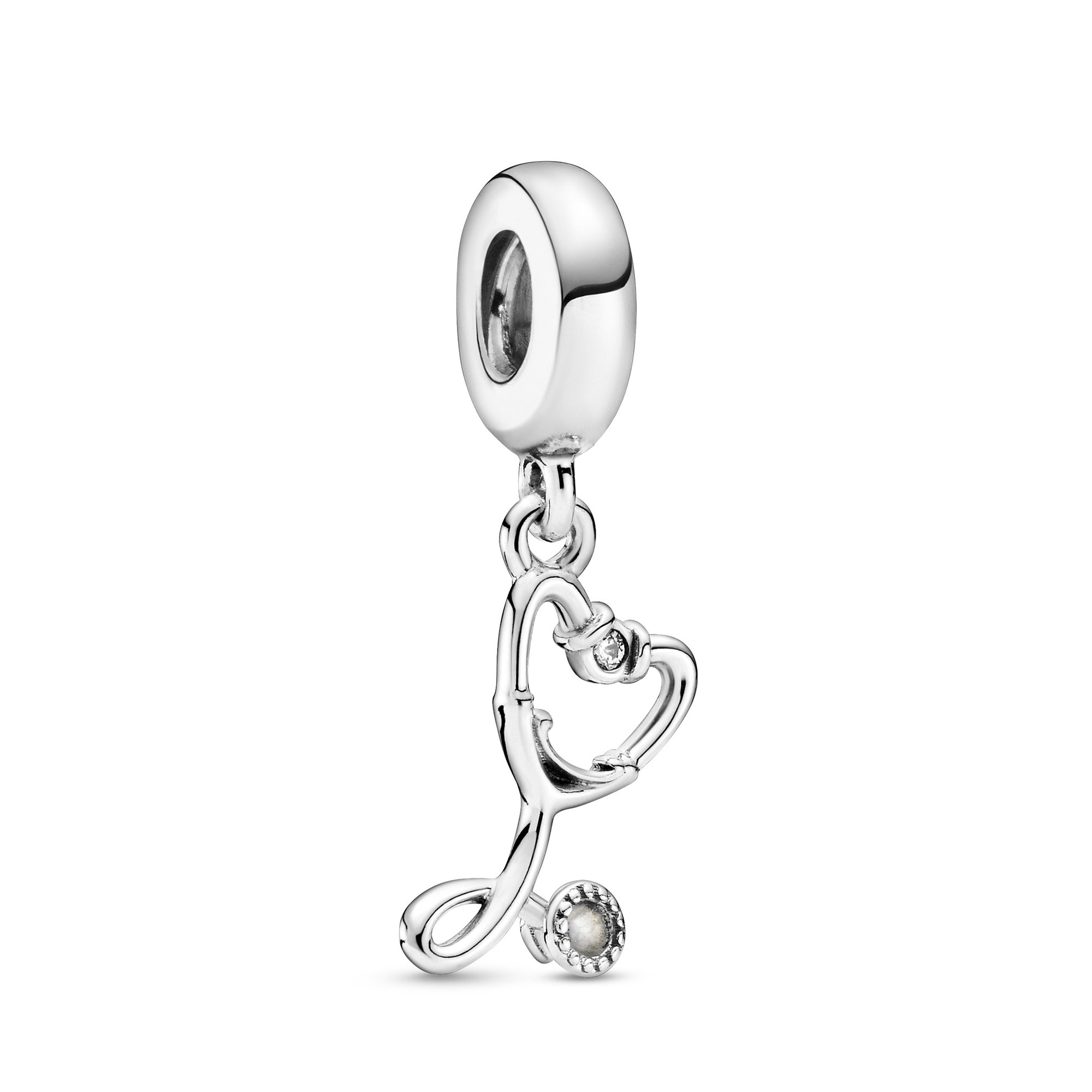 Pandora Passions - Charm - Stethoskop Herz - Silber