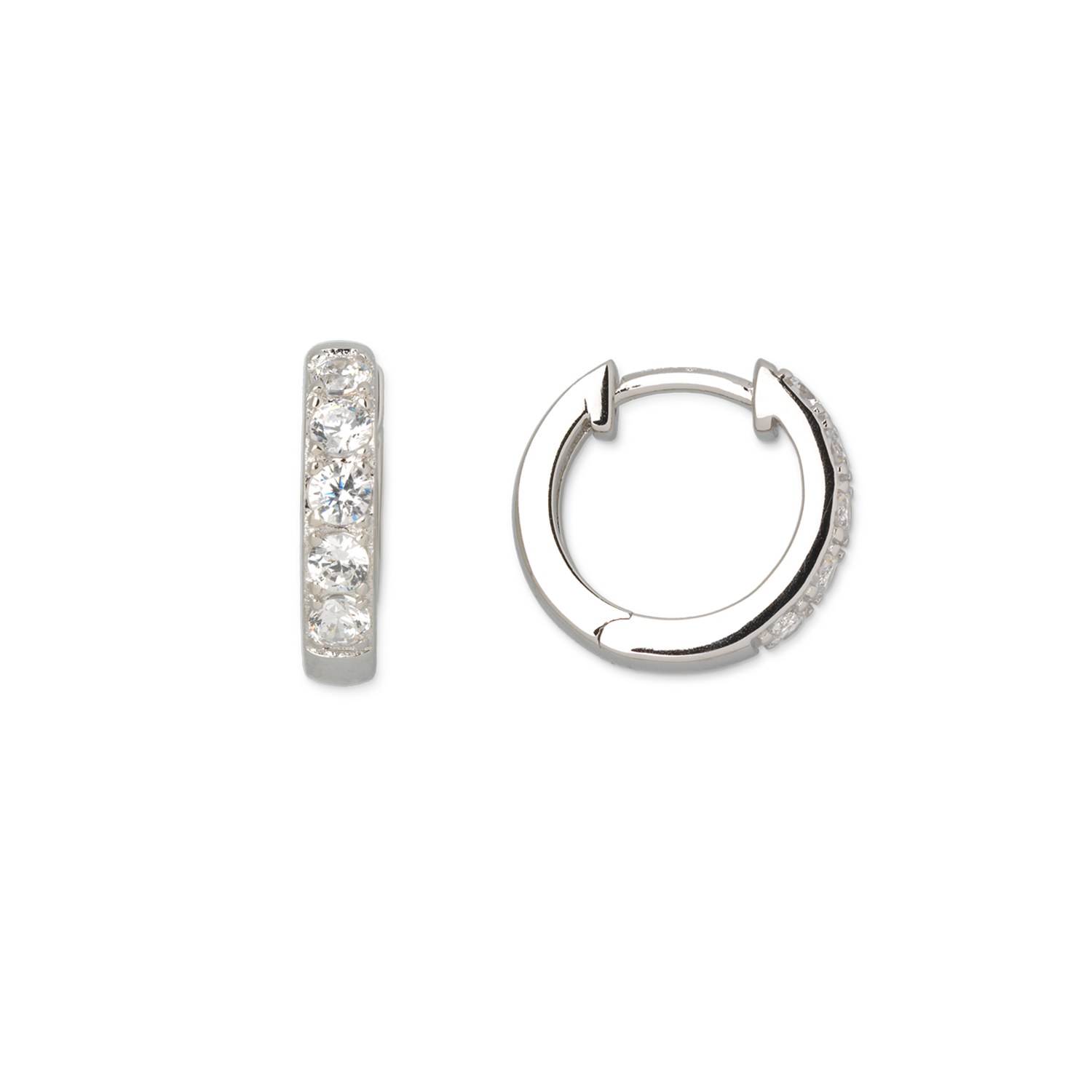 XENOX Sterling Silber Ohrringe XS8654 - Creolen – Ansicht 2