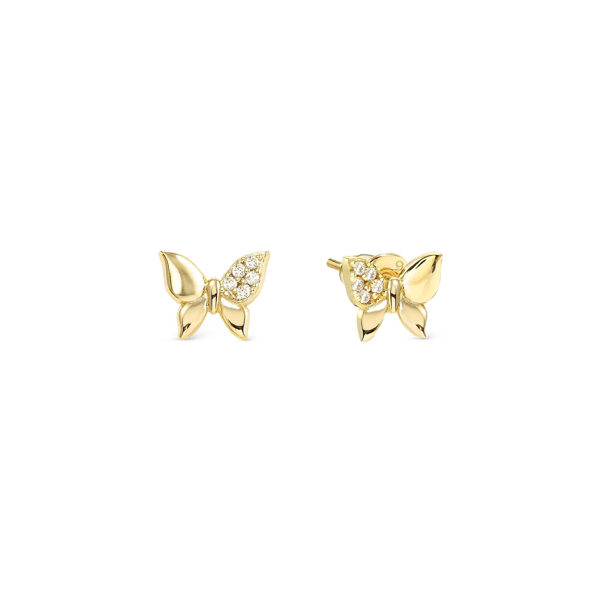 Nomination Petit Sparkle - Sterling Silber Ohrstecker - Schmetterling - weiß rhodiniert - Zirkonia – Ansicht 2