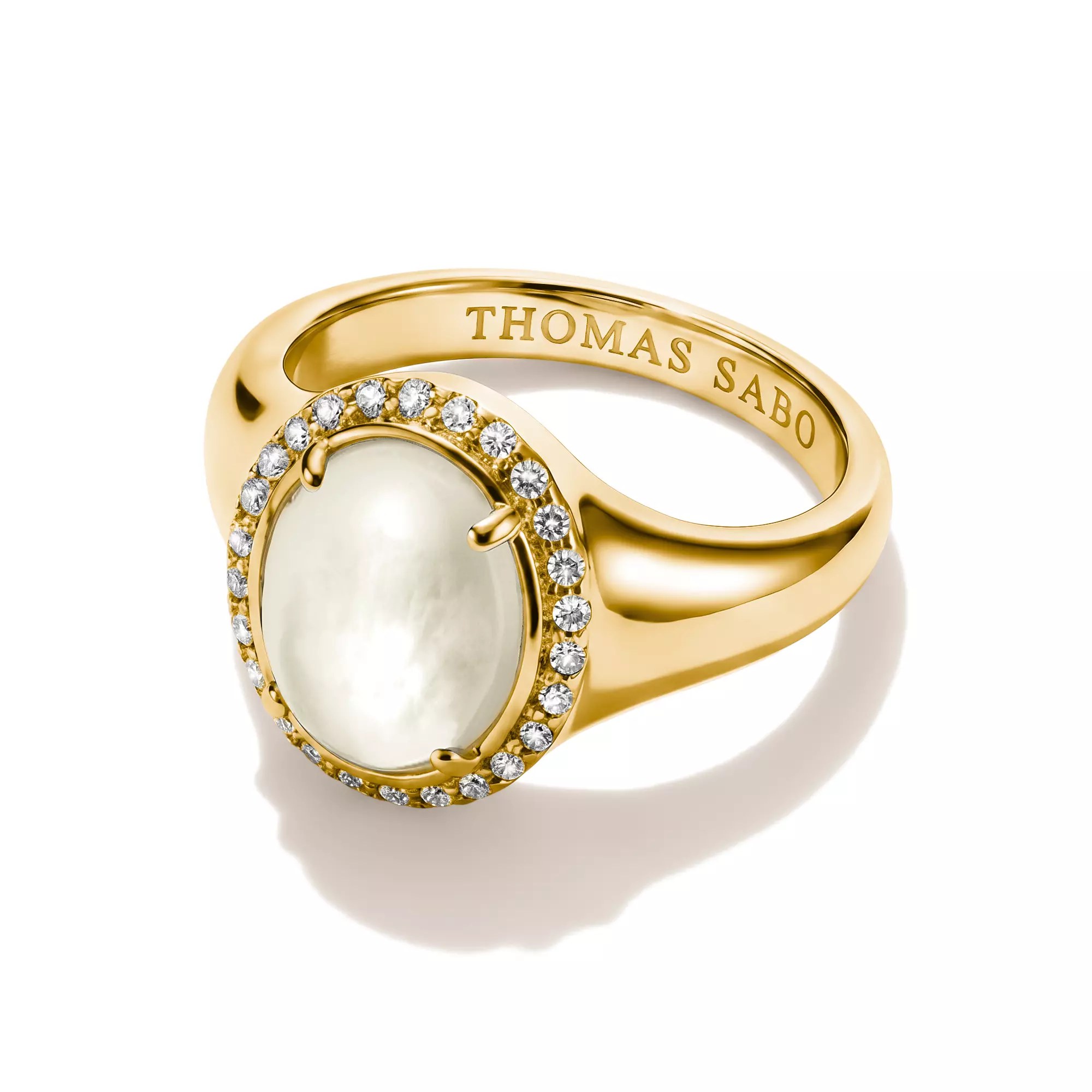 Thomas Sabo Deep Sea - Ring - 18K Gelbgold-Vergoldung – Ansicht 2