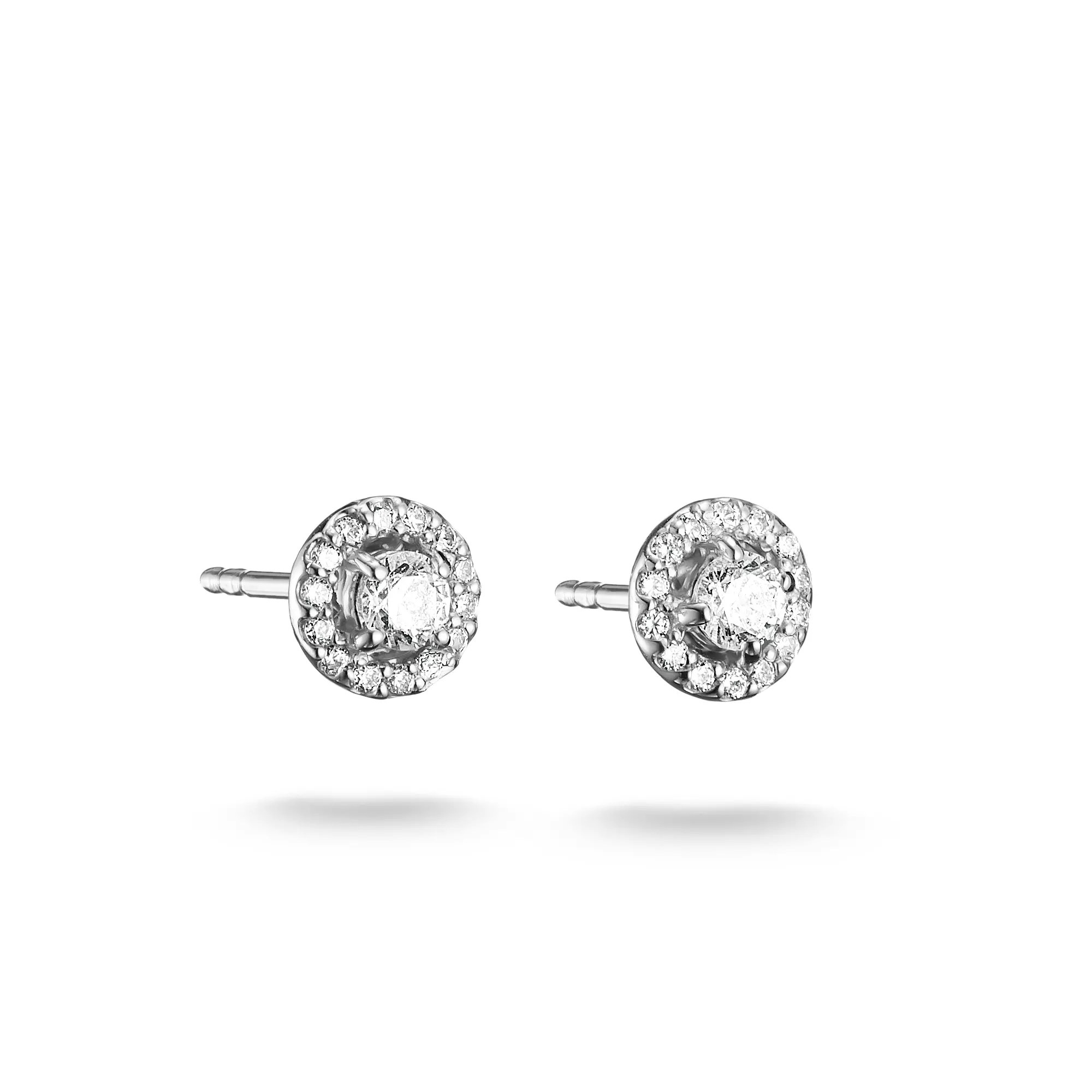 Thomas Sabo Ohrstecker mit weißem Zirkonia im Brillantschliff – Silber – Ansicht 2
