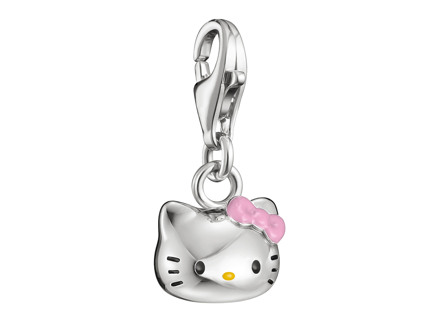 Thomas Sabo Hello Kitty 2251-M06-9 - Charm-Anhänger - versilbert & Emaille - pink