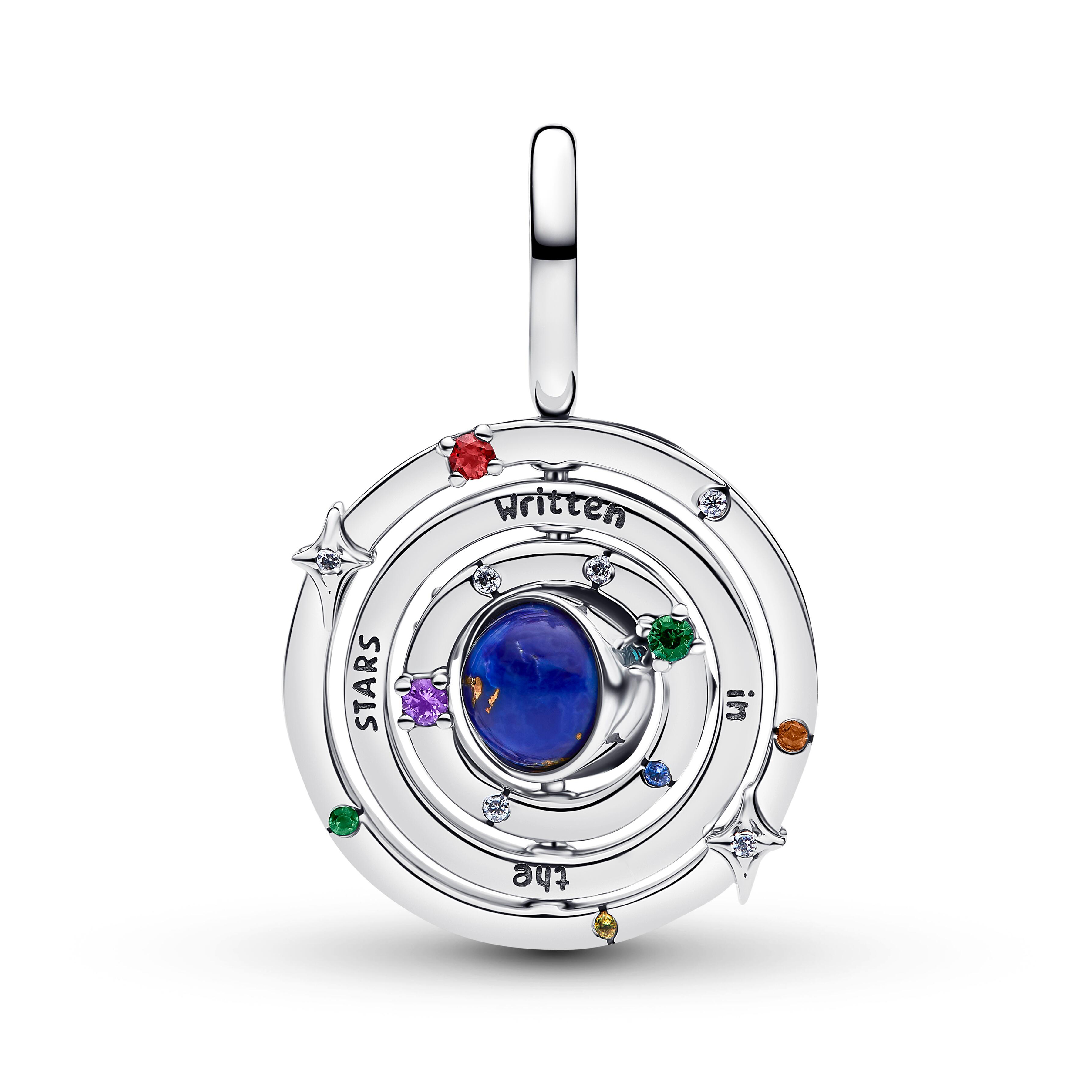 Pandora Moments - Hänge-Charm Armillarsphäre - Sterling Silber - drehbar – Ansicht 2