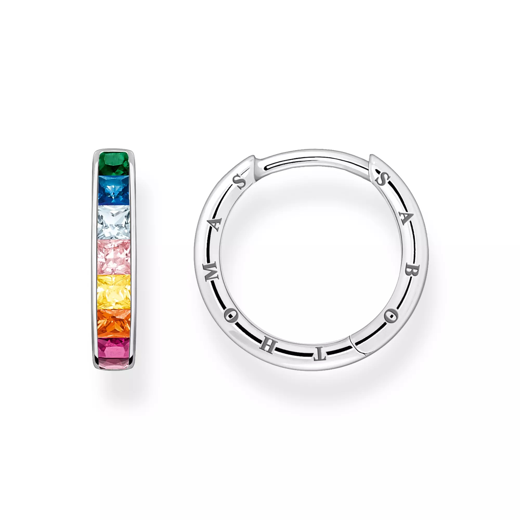 Thomas Sabo Creolen - Sterling Silber - Rainbow - Regenbogen