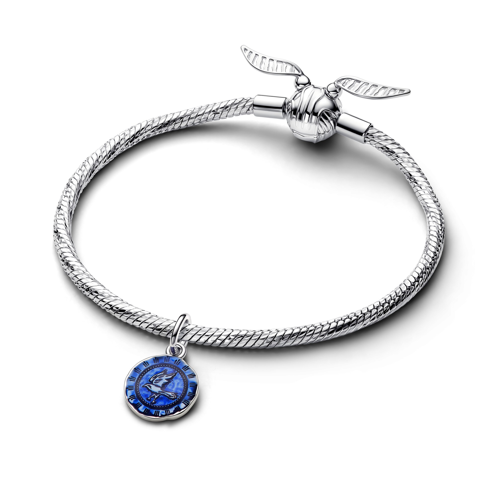 Pandora Harry Potter - Medaillon-Charm Ravenclaw - Sterling Silber – Ansicht 3
