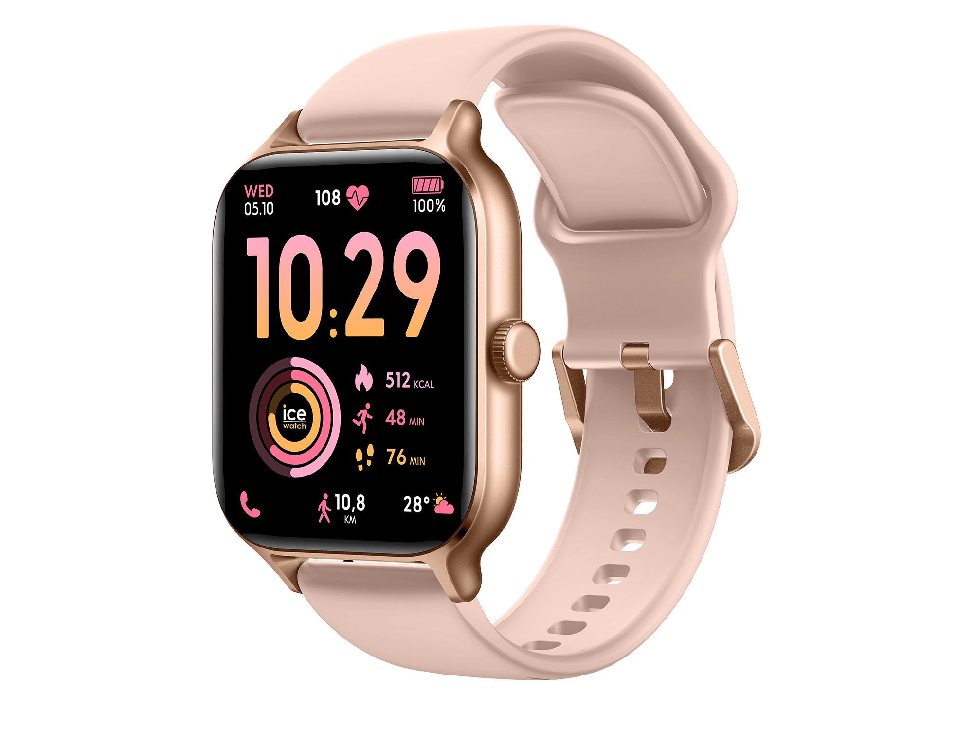 ICE Watch Uhr 025278 - ICE fit RT 3.0 Roségold Nude 1.75 Zoll GPS