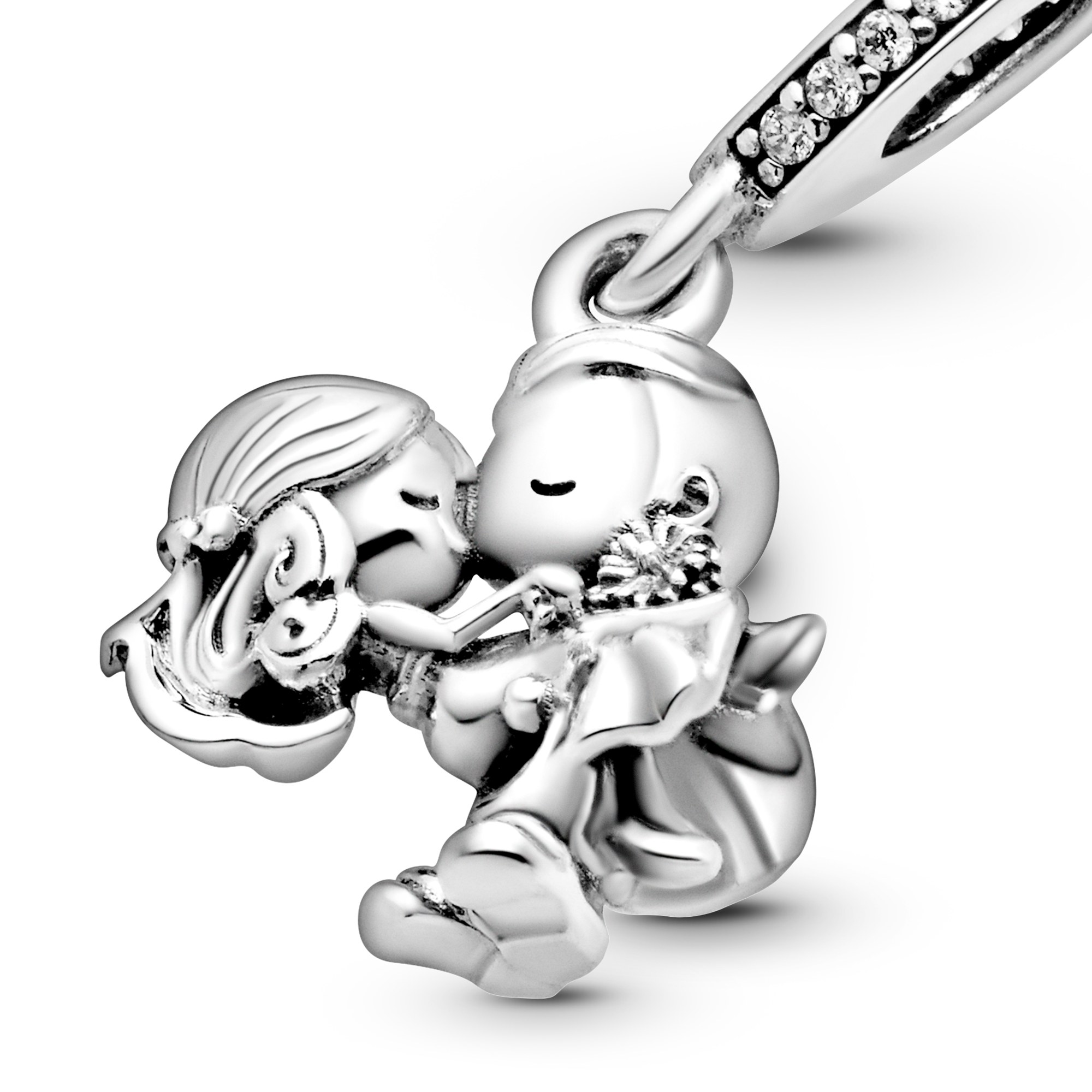 Pandora Silber Charm Anhänger - Ehepaar - Zirkonia – Ansicht 4