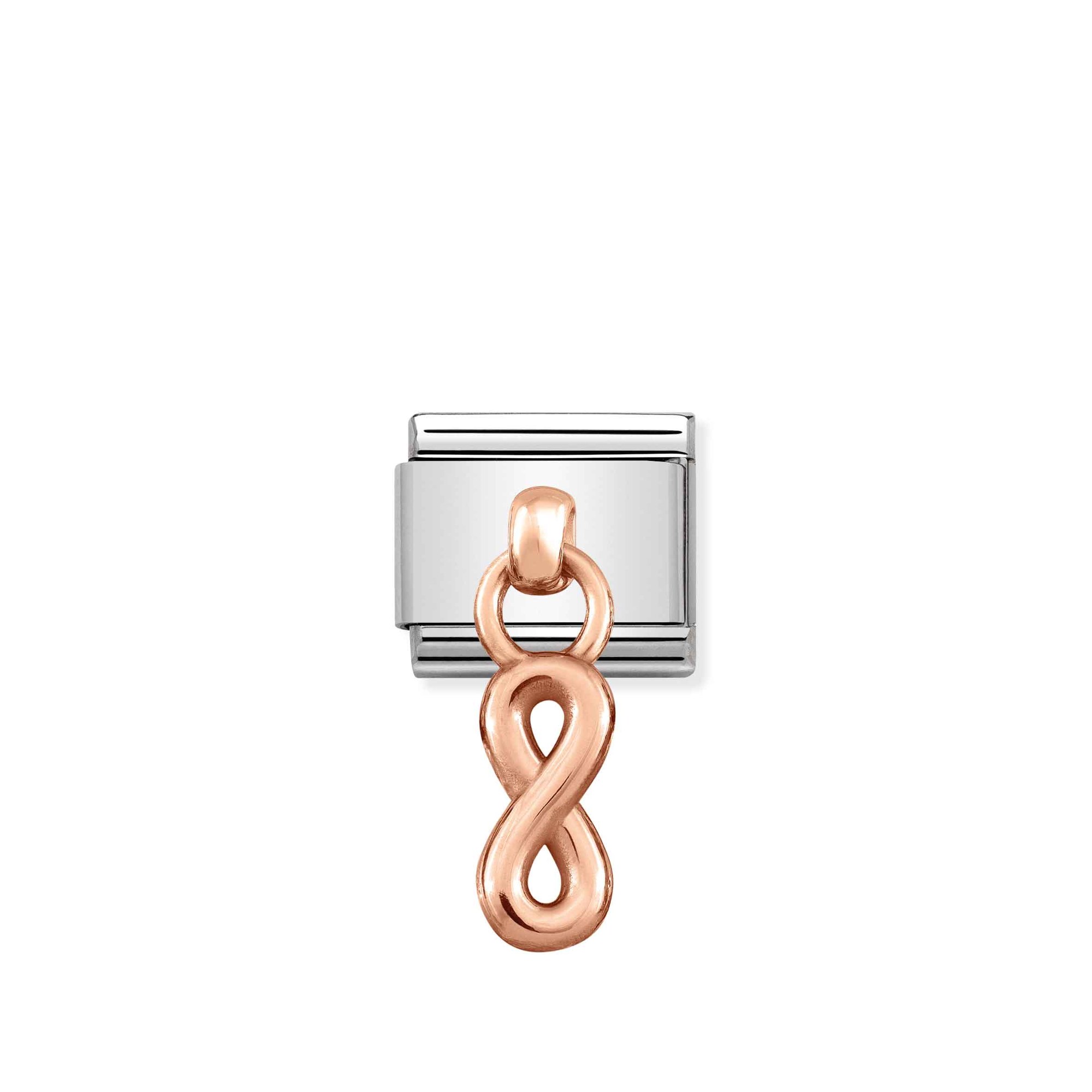 Nomination CLASSIC CHARMS - Edelstahl + Roségold - Unendliche