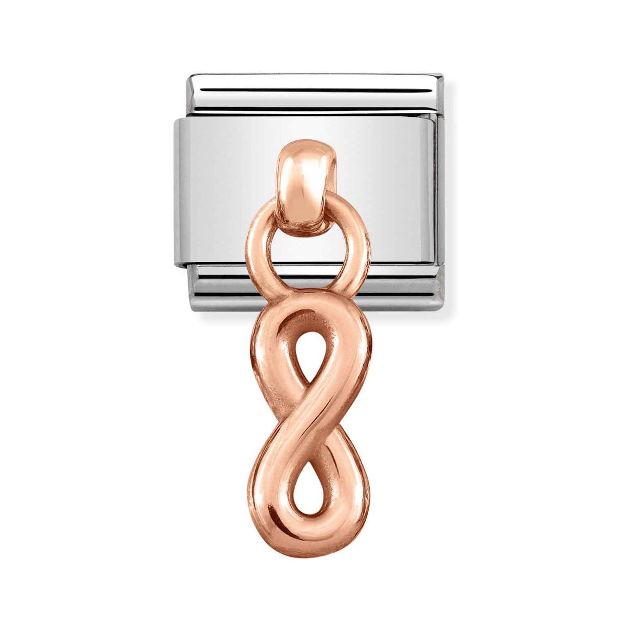 Nomination CLASSIC CHARMS - Edelstahl + Roségold - Unendliche