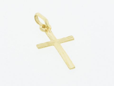 Gold Anhänger - Kreuz - 333 Gold - filigran - 2 cm, Hersteller: Juwelier Harnisch, klassisch. Ein schöner, eleganter Kreuzanhänger aus hochwertigem Gold mit feiner Verarbeitung.