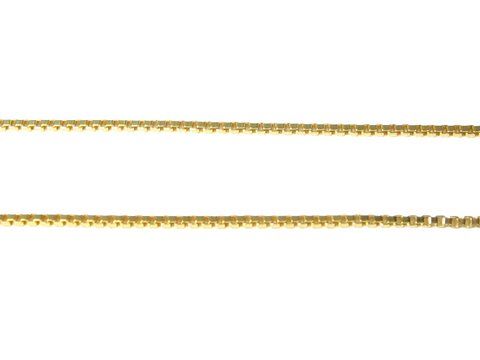 Doublé Kette Venezianer vergoldet 93 cm 1,9 mm Hersteller Juwelier Harnisch Ketten glänzende Oberfläche in Goldtönen, elegant und stilvoll, perfekt für edle Auftritte.