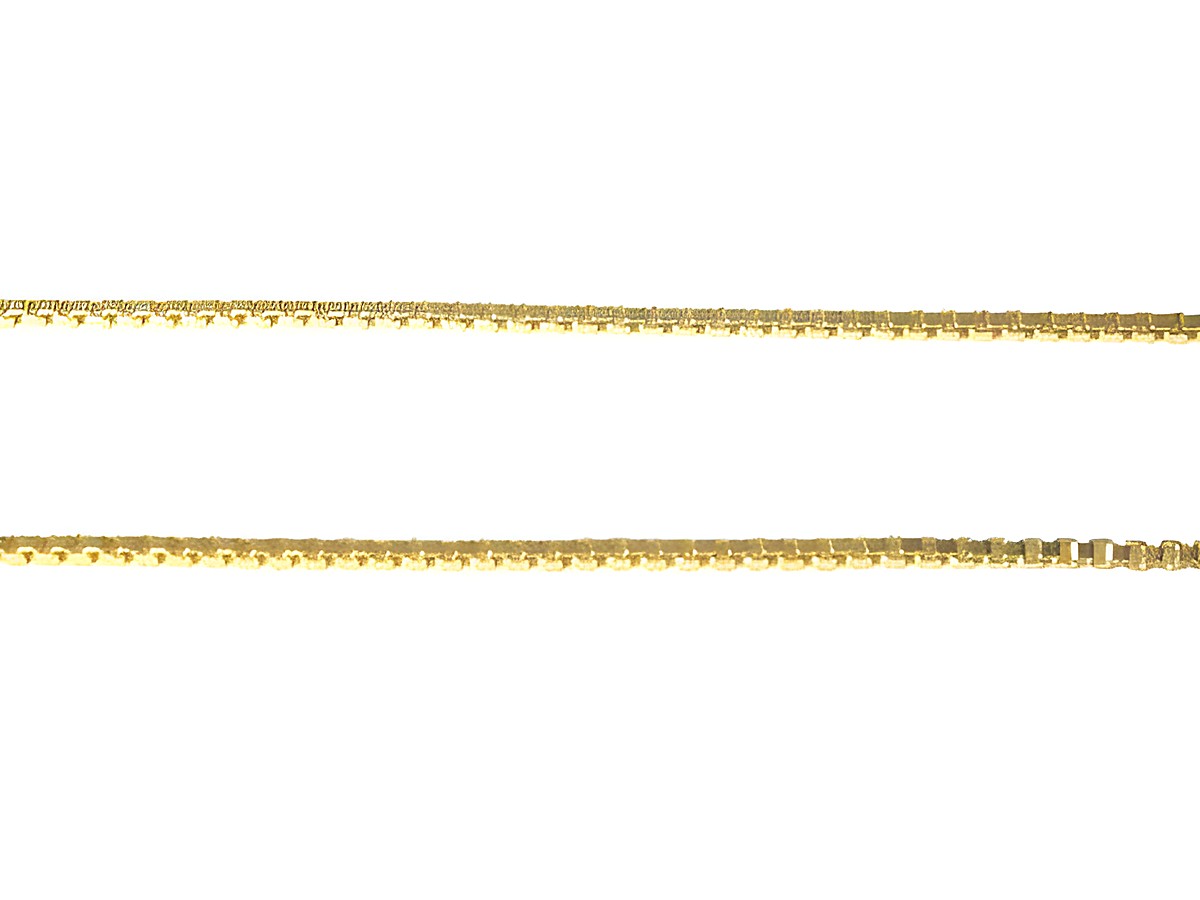 Doublé Kette Venezianer vergoldet 93 cm 1,9 mm Hersteller Juwelier Harnisch Ketten glänzende Oberfläche in Goldtönen, elegant und stilvoll, perfekt für edle Auftritte.