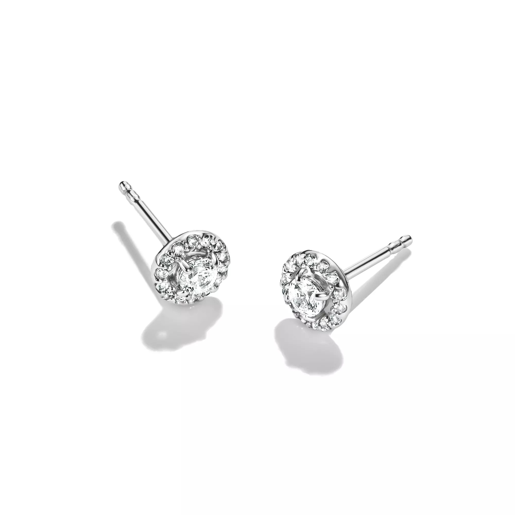 Thomas Sabo Ohrstecker mit weißem Zirkonia im Brillantschliff – Silber – Ansicht 3