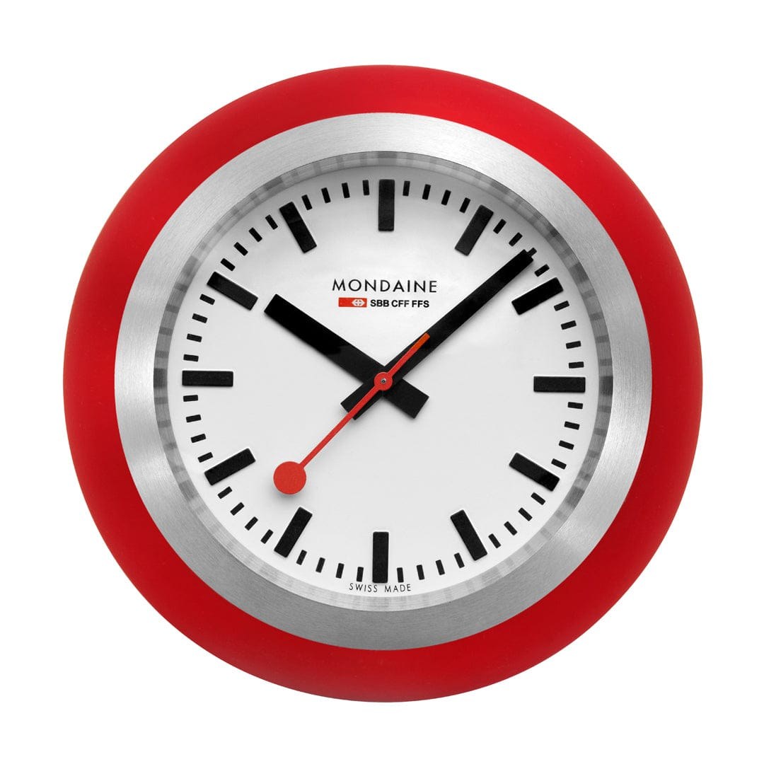Mondaine Tischuhr Rot - Clocks - 6 cm – Ansicht 3