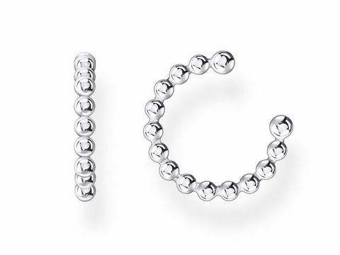 Ohrklemme aus Silber der Thomas Sabo Charming Collection mit einer modernen und eleganten Form, die angenehm im Ohr sitzt und vielseitig kombinierbar ist.