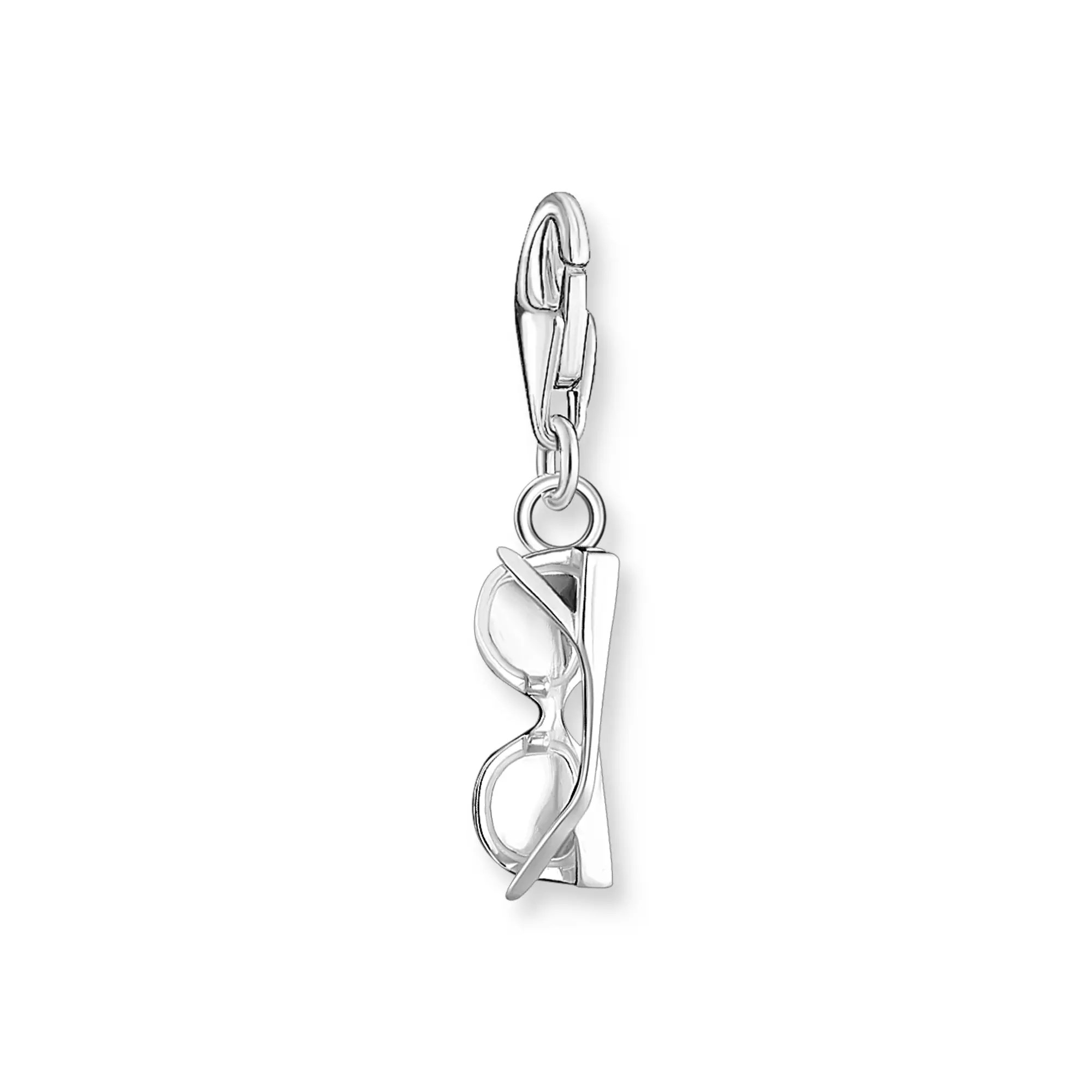 Thomas Sabo Charm-Anhänger - Holiday Vibes - Sonnenbrillen - Silber & Emaille & Zirkonia - Rosa-Pink – Ansicht 2