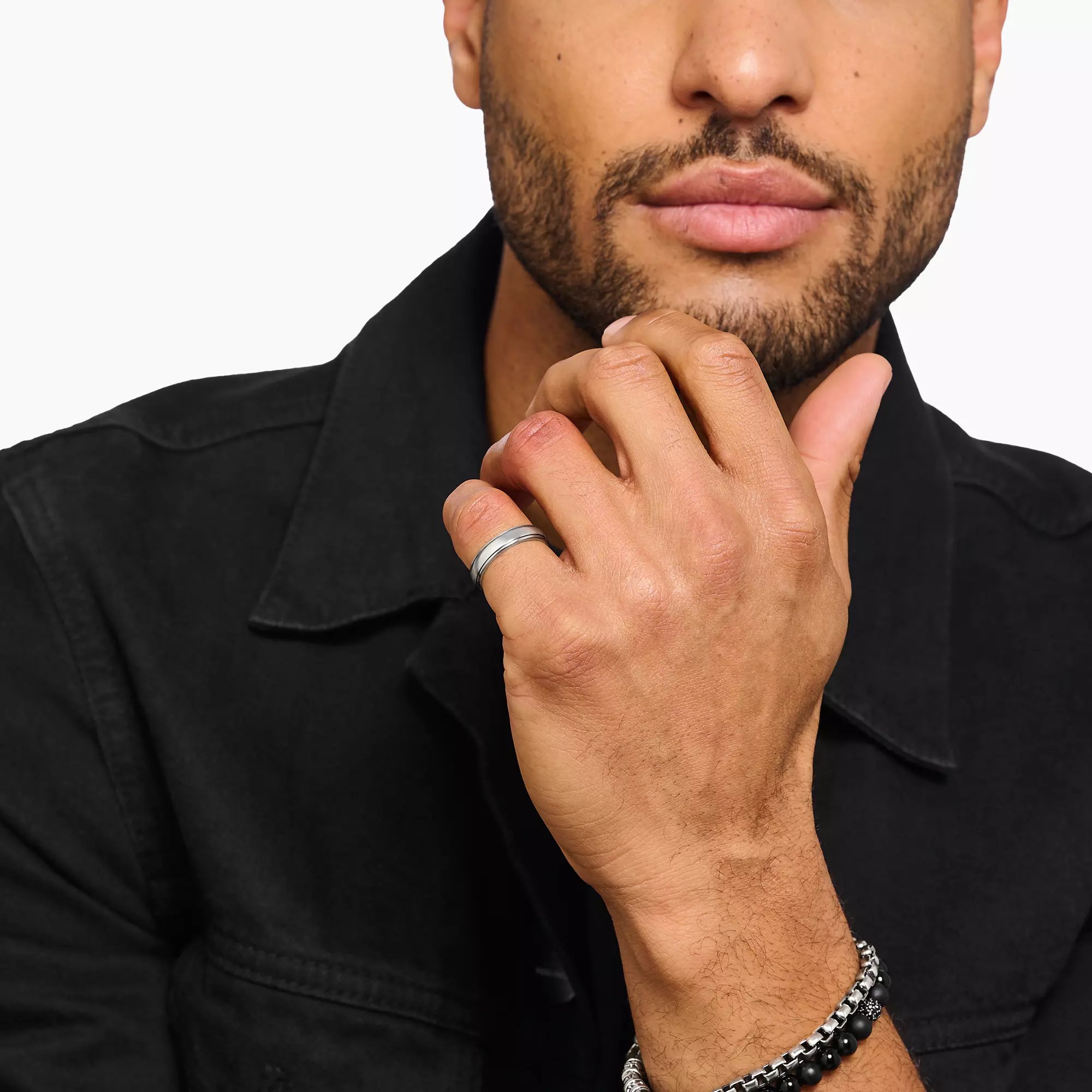 Thomas Sabo Ring mit Linien Silber – Ansicht 3