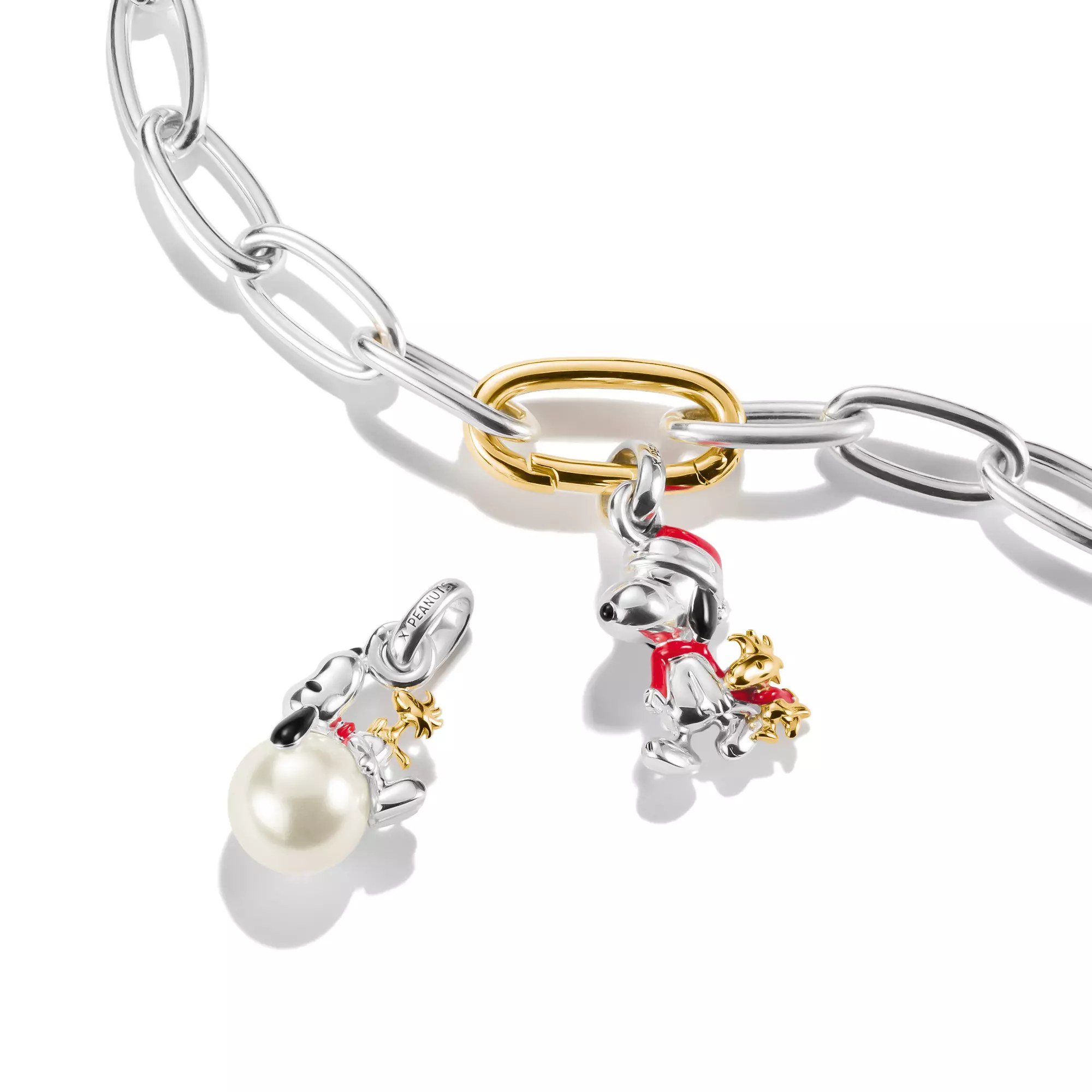 Thomas Sabo Connect - Peanuts Snoopy und Woodstock Santa Edition - Charm mit Öse – Ansicht 2
