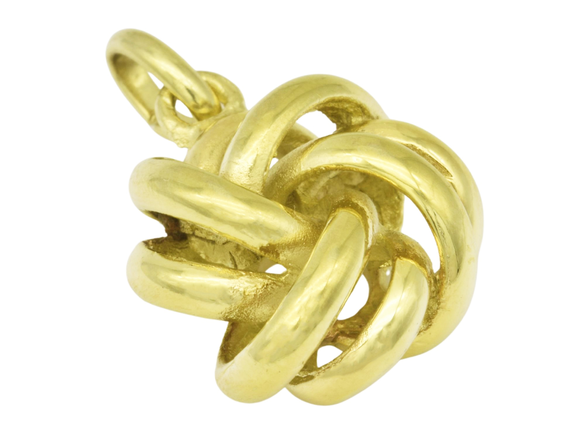 Anhänger Gold Knoten - Gelbgold poliert