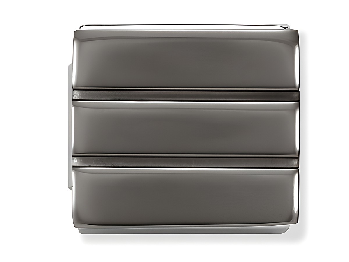Oxidiertes Edelstahlarmband mit drei breiten Streifen in elegantem, satiniertem Finish von Nomination Steel IKONS. Ideal für stilvolle Akzente im Alltag oder zu besonderen Anlässen.