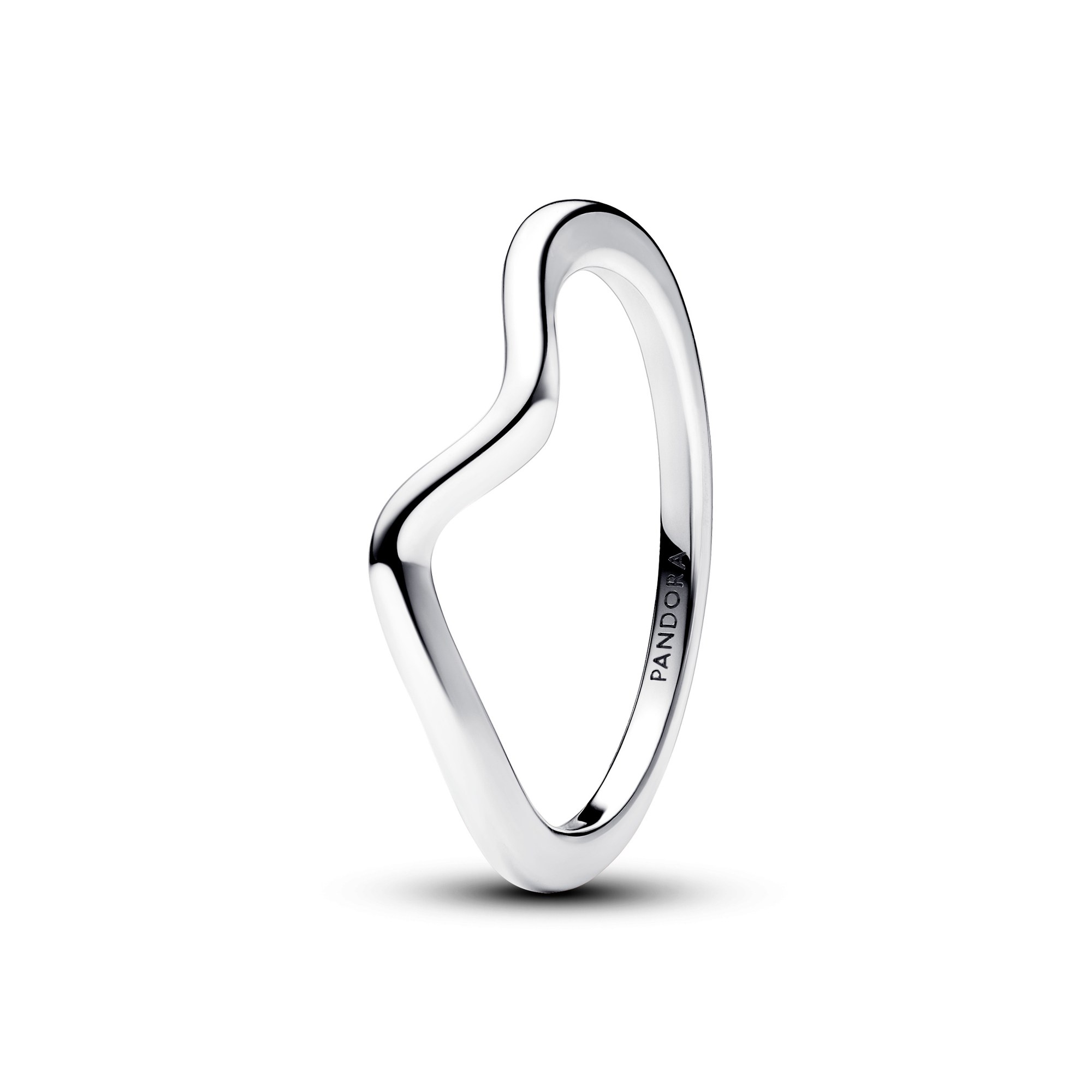 Pandora poliert - Welle Ring - Sterling Silber