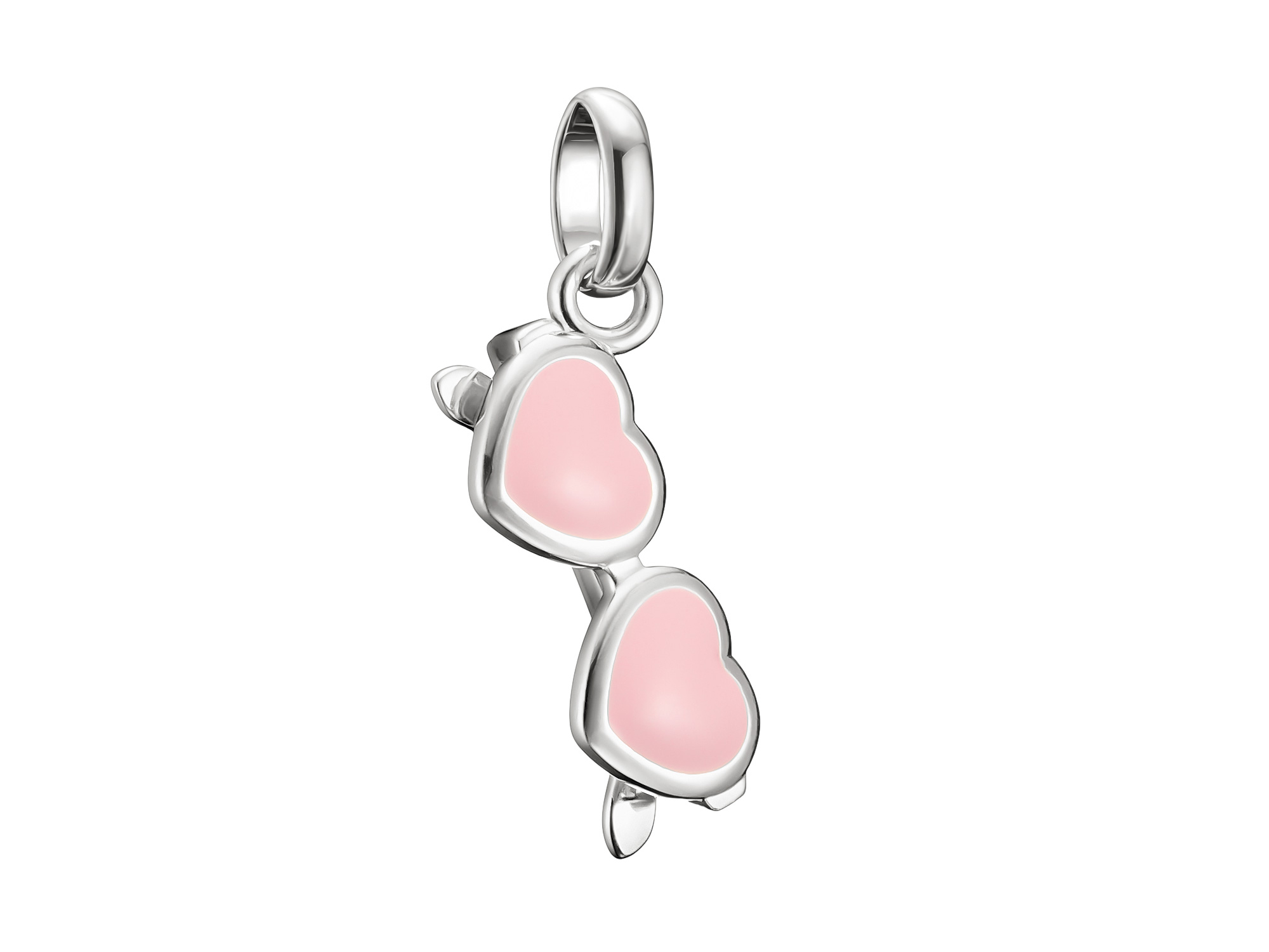 Thomas Sabo Connect - CC1302-007-9 Tokyo Crush Charm Pink Sunglasses - Silber, Kaltemail - Pink - Charm mit Öse