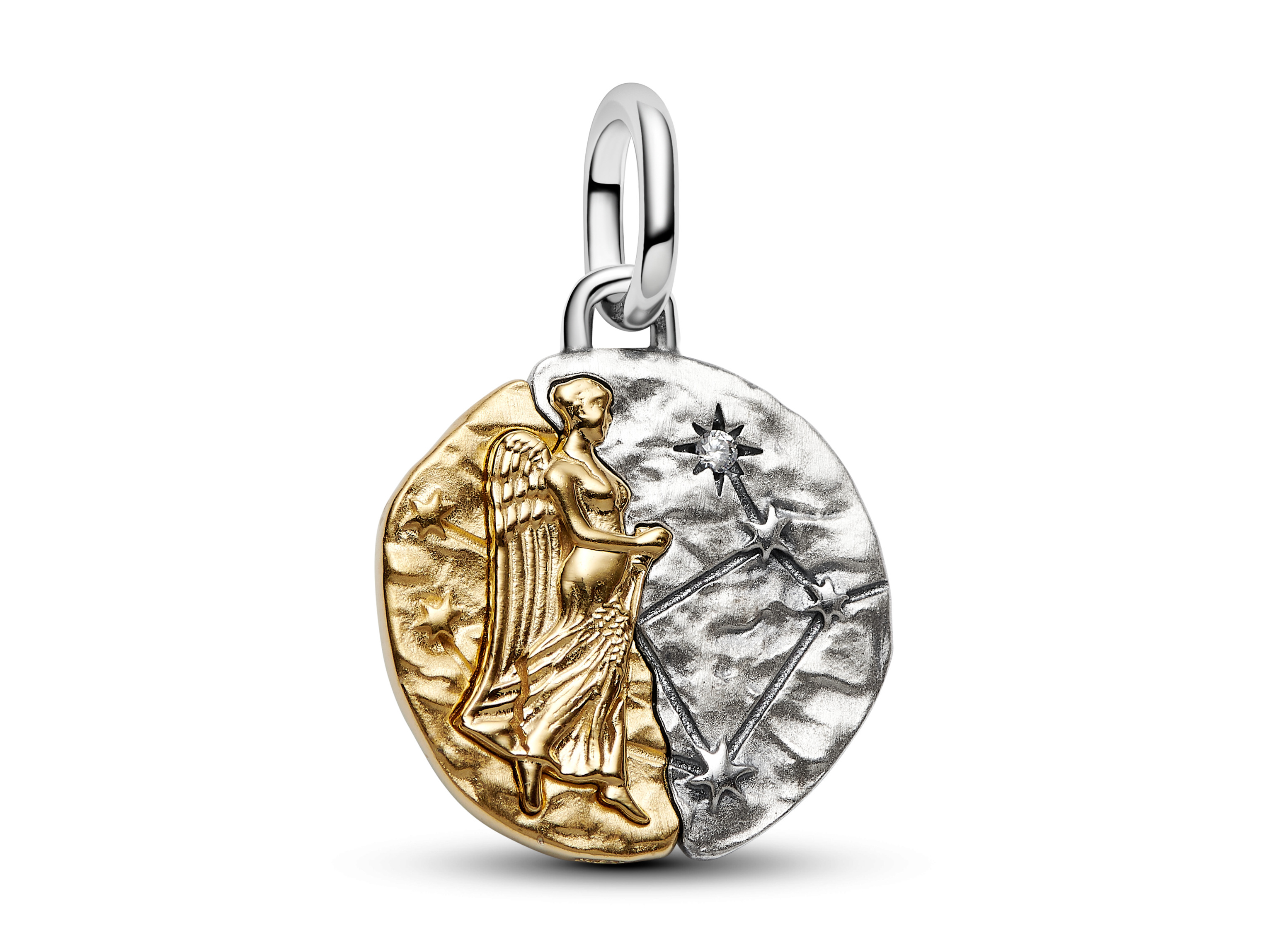 Pandora ME 764992C01 - Sternzeichen Jungfrau  - Charm - Sterling Silber & Gelbgold Vergoldung - 16 mm