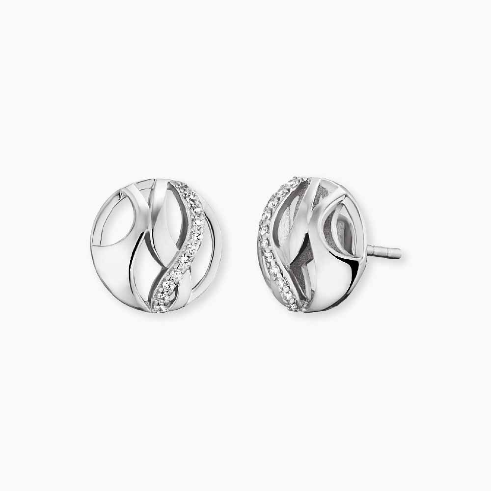 Engelsrufer PARADISE Ohrstecker mit Zirkonia - Silber rhodiniert 10 mm – Ansicht 2