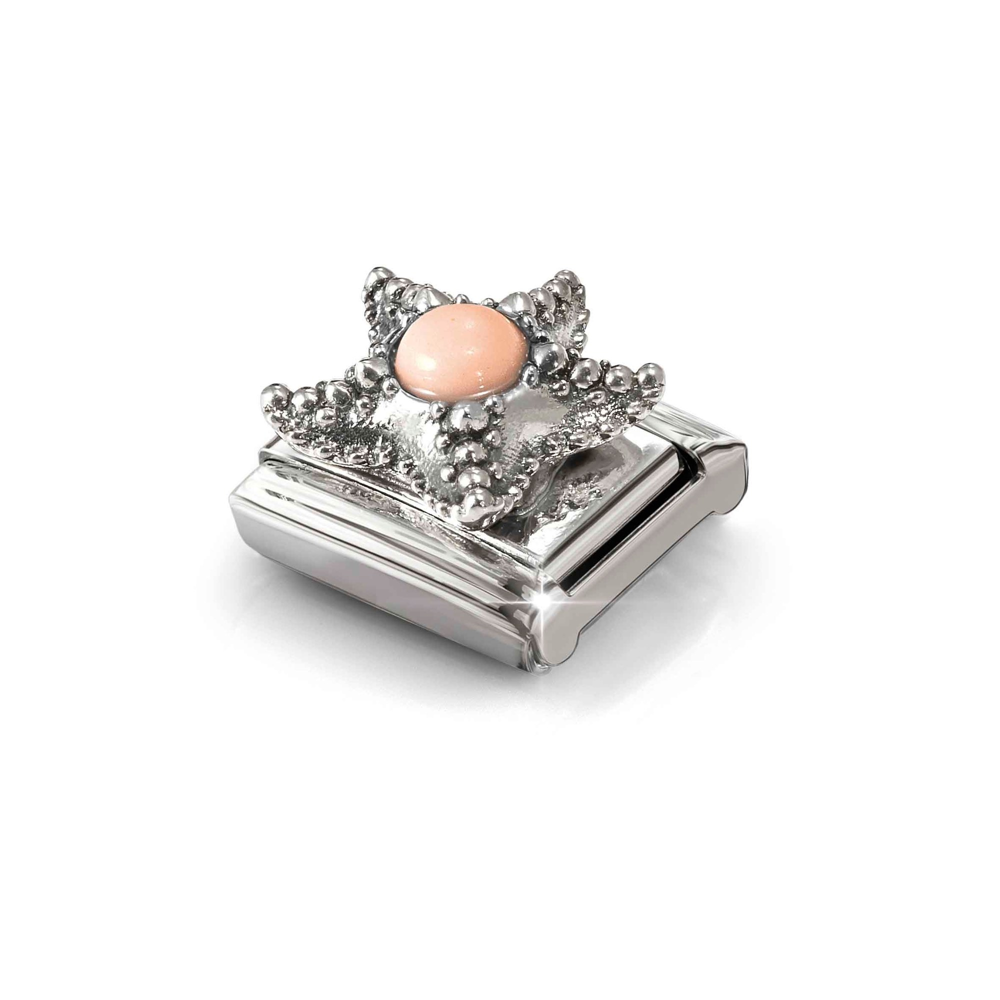 Nomination Composable Classic Charm Seestern Koralle rosa - Edelstahl, Sterling Silber – Ansicht 4