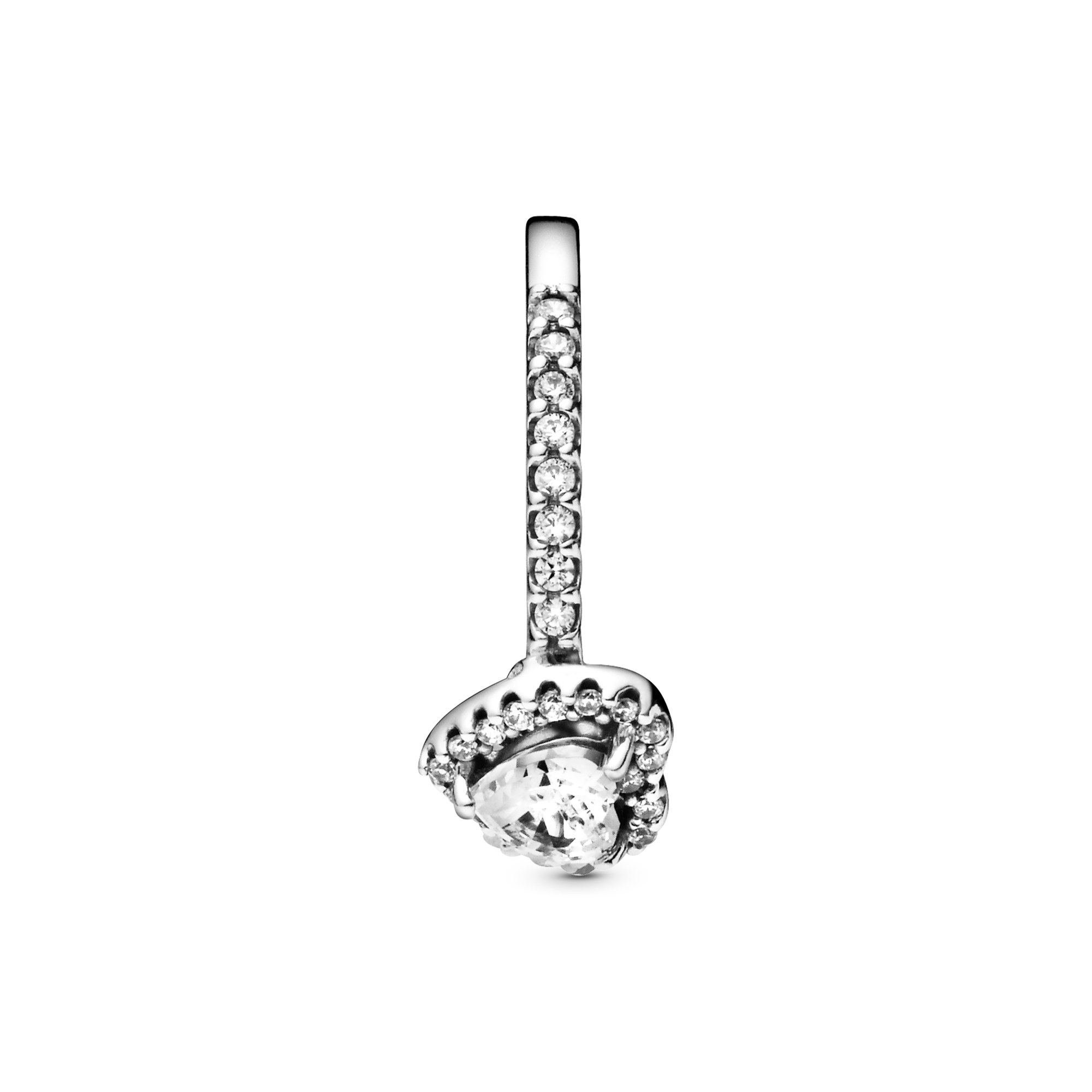Pandora Heart - Herz Sterling Silber Ring mit Zirkonia – Ansicht 4
