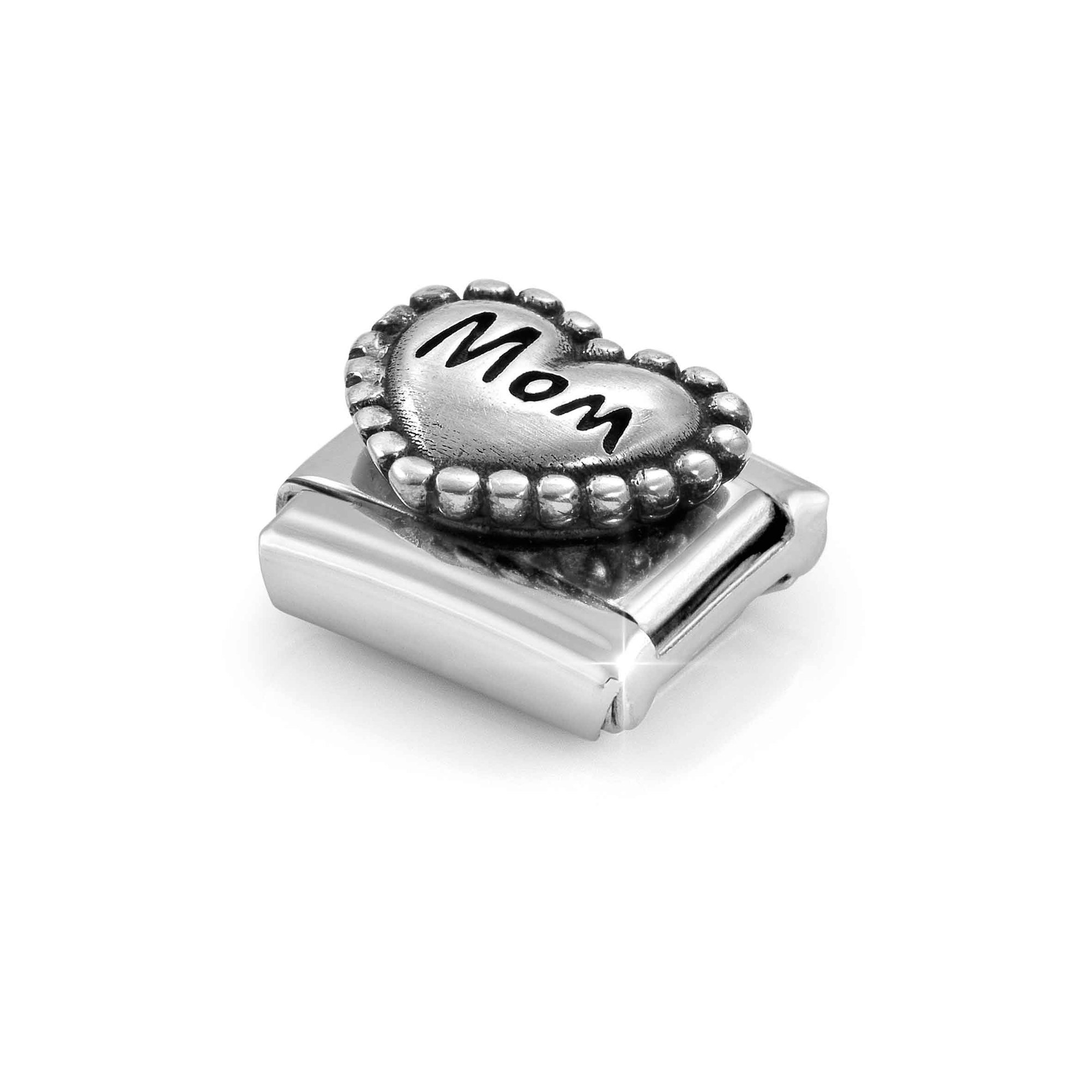 Nomination Sterling Silber - Mom-Kugelherz Element - Classic Silber – Ansicht 5