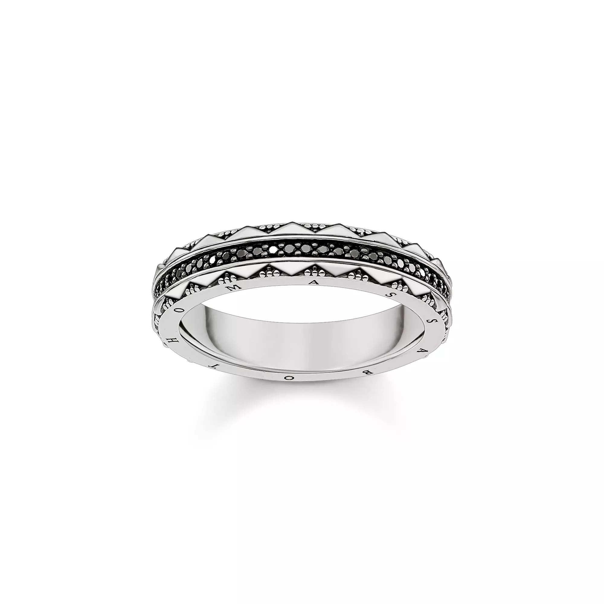 Thomas Sabo Ring – Silber – Zirkonia – 4 mm breit