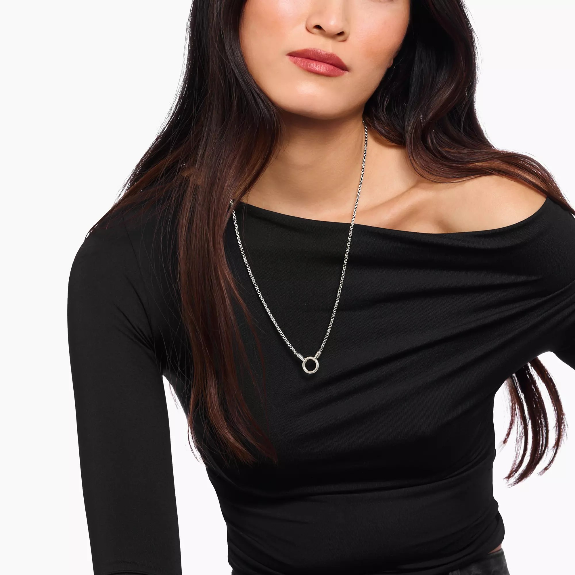 Thomas Sabo Venezianerkette 2,7 mm mit rundem Verschluss Silber – 60 cm – Ansicht 3