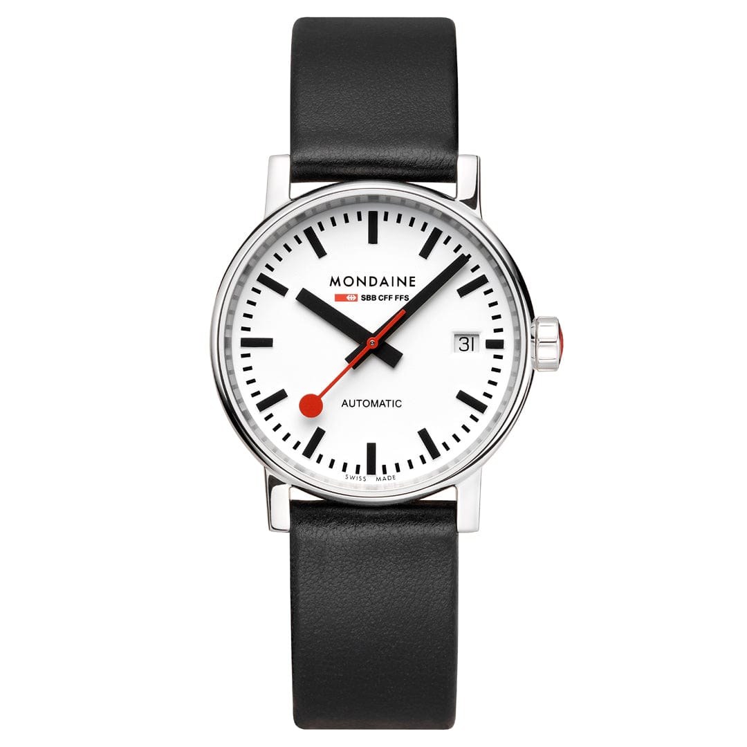 Mondaine Uhr MSE.35610.LBV evo2 - Edelstahl poliert - 35 mm – Ansicht 2