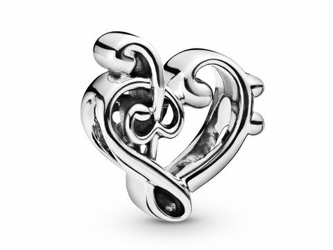 Pandora 798346 - Heart - Herz Violinschlüssel Sterling Silber charms