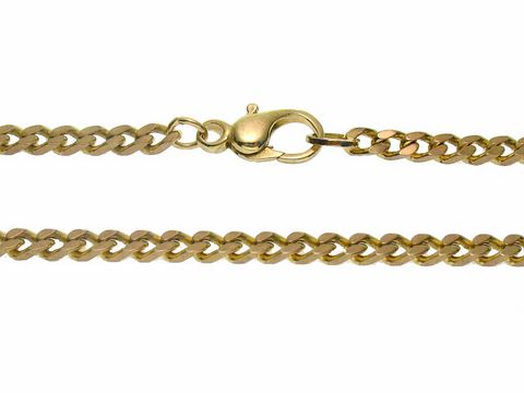 Goldkette 43 cm Panzerkette 3 mm von Juwelier Harnisch aus Gold 333 mit stabilem Karabinerverschluss, ideal für eleganten Schmuck und stilvolle Akzente.