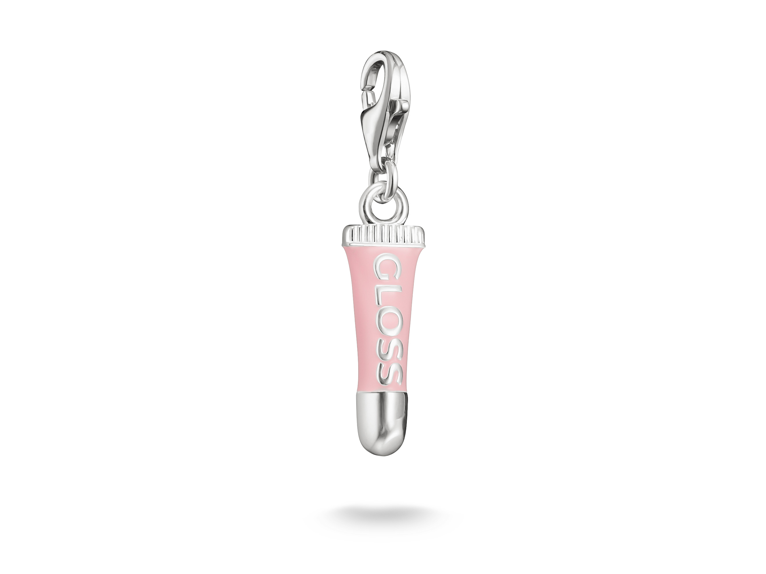 Thomas Sabo Connect - 2240-007-9 Tokyo Crush Charm Pink Lipgloss - Sterling Silber, Kaltemail - Pink - Charm mit Öse